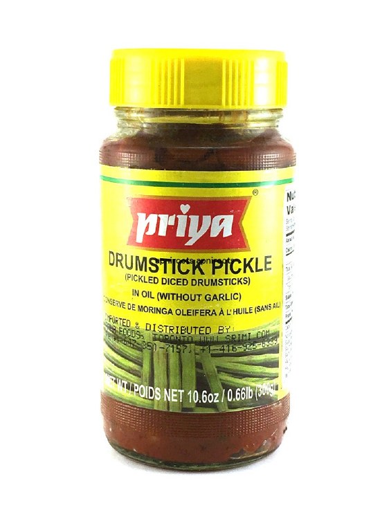 Priya Drumstick Pickle Without Garlic 300gm