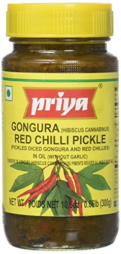 Priya Gongura Red Chilli Pickle Without 300gm