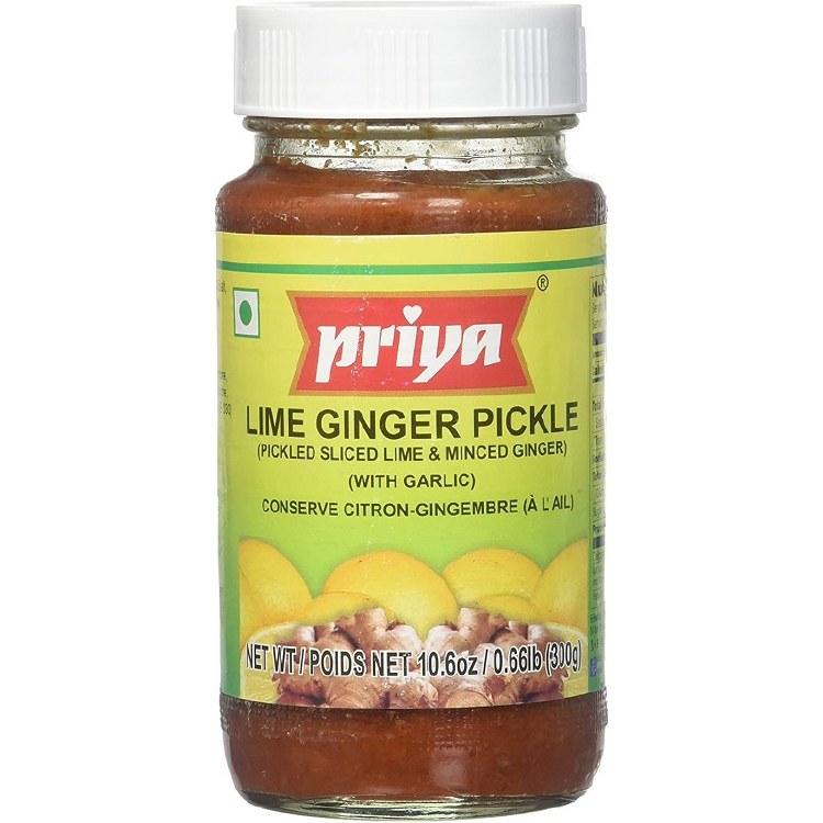 Priya Lime Ginger With Garlic Pickle 300gm