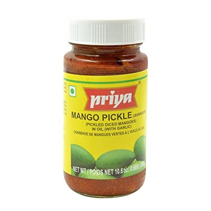 Priya Mango Pickle With Garlic 300gm