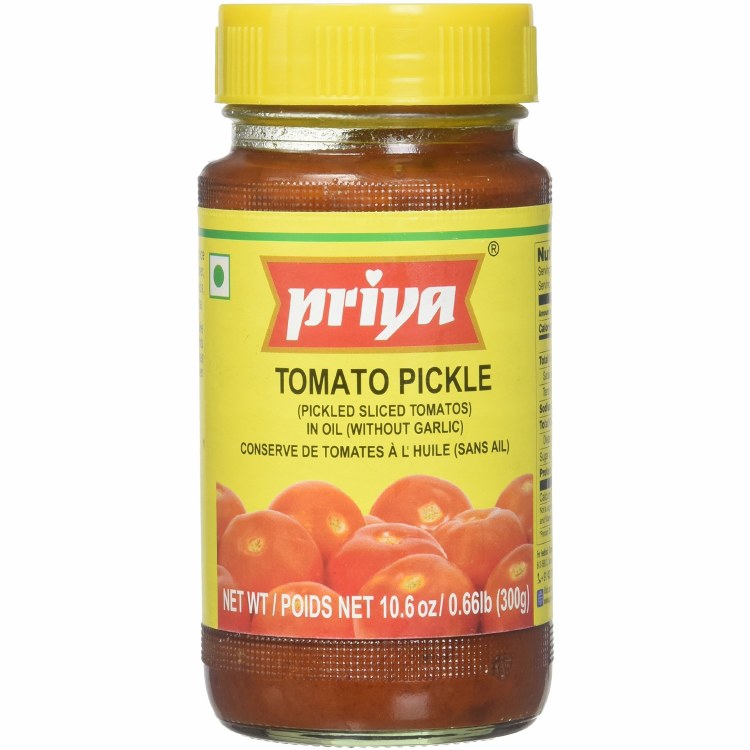 Priya Tomato Pickle Without Garlic 300gm