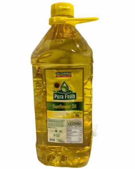 Pura Faith Sunflower Oil 3ltr