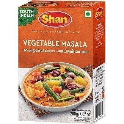 Shan South Indian Vegetable Masala 165gm