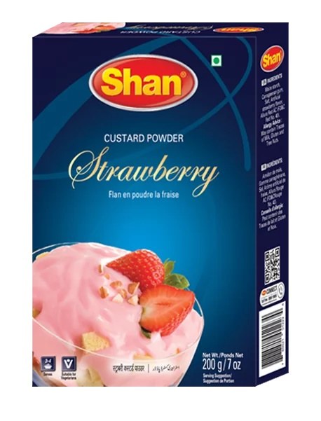 Shan Strawberry Custard Powder 200gm