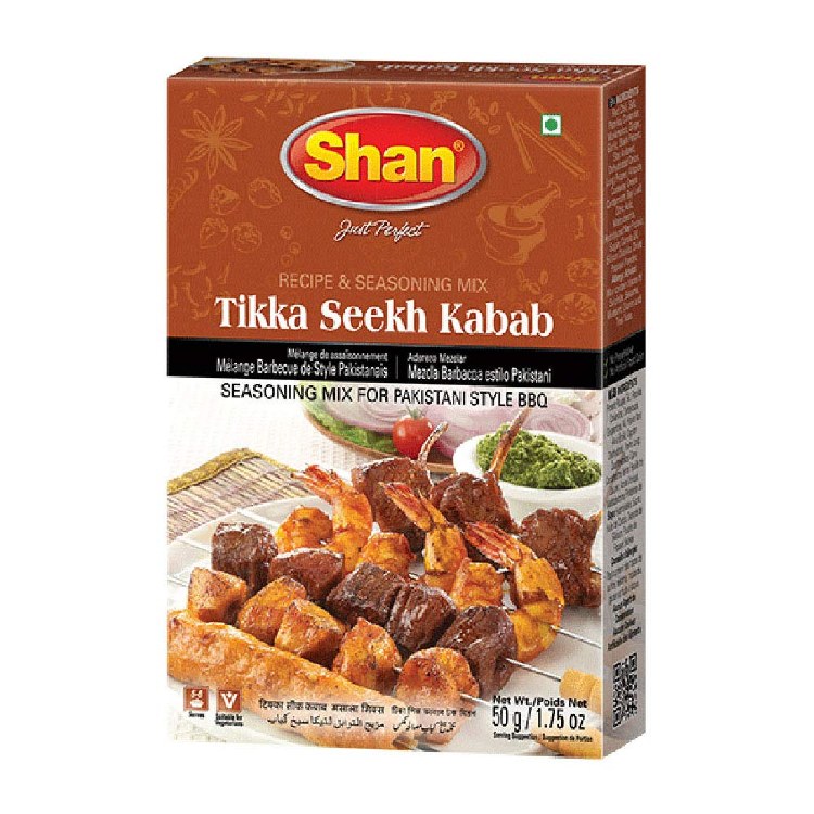 Shan Tikka Seekh Kabab Mix 50gm
