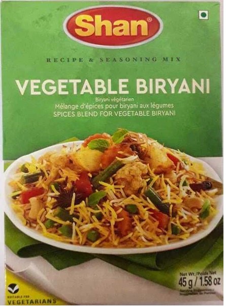 Shan Vegetable Biryani Masala 45gm