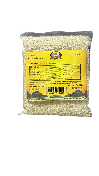 Sunrise Sesame Seeds White 7oz