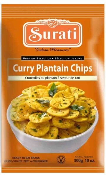 Surati Plantain Chips Curry Flavor 300gm