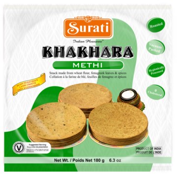 Surati Khakhra Methi 180gm
