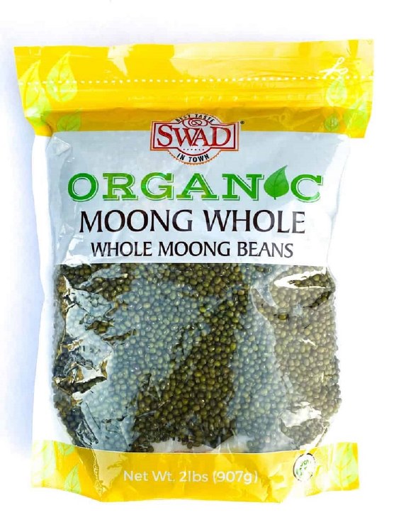 Swad Organic Moong Whole 2lb