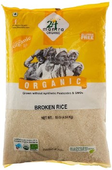 24 Mantra Organic Broken Rice 10lb