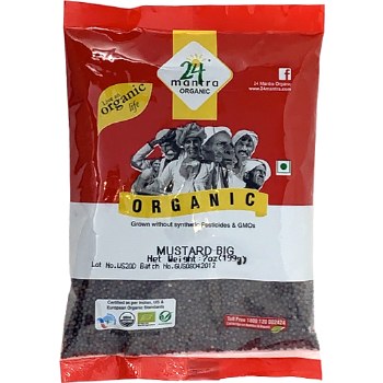 24 Mantra Organic Mustard Seeds Big 7oz
