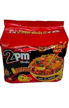 2pm Hot & Spicy Noodles (5x100gm) Family Pack