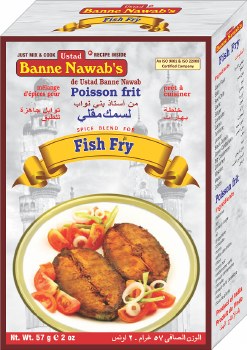 Banne Nawab Fish Fry Masala 55gm