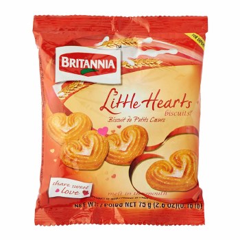 Britannia Little Hearts 75gm