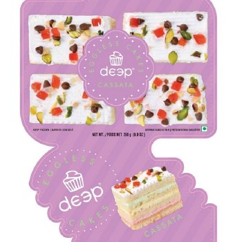 Deep Eggless Cassata Cake 450gm