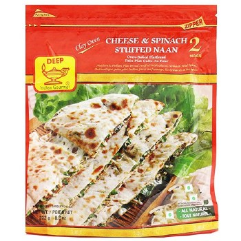 Deep Cheese & Spinach Stuffed Naan 8.2oz