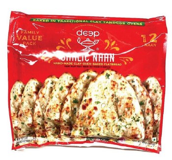 Deep Garlic Naan Family Pack 31.75oz
