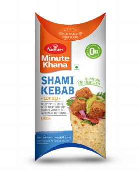 Haldiram Desi Wraps Shami Kebab (156gms)