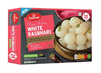 Haldiram White Rasbhari (28 pcs) 340gm