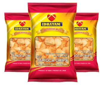 Idhayam Spicy Tapioca Chips 170gm