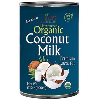 Jiva Organic Coconut Milk 18% Fat 14oz