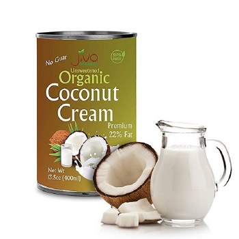 Jiva Organic Coconut Cream 22% Fat 14oz
