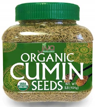 Jiva Organic Cumin Seeds Jar 454gm