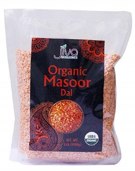 Jiva Organic Masoor Dal 2lb