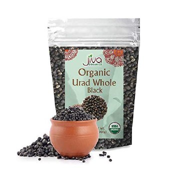 Jiva Organic Urad Whole Black 2lb