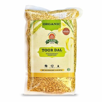 Laxmi Organic Toor Dal 2lb