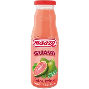 Maaza Guava Drink Glass Bottle 330ml