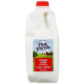 Oak Farm Whole Milk 1.89ltr (0.5gal)