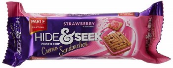 Parle Hide & Seek Fab Strawberry Cream 112gm