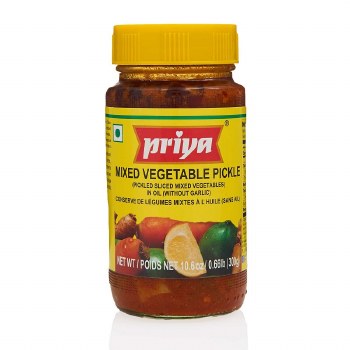 Priya Mix Veg. Pickle Without Garlic 300gm
