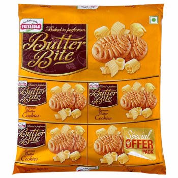 Priyagold Butter Bite Butter Cookies 600gm