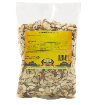 Sunrise Almond Natural Slices 200gm