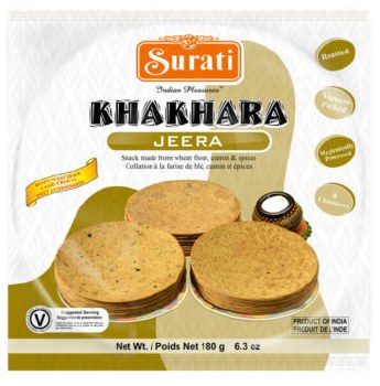 Surati Khakhra Jeera 180gm