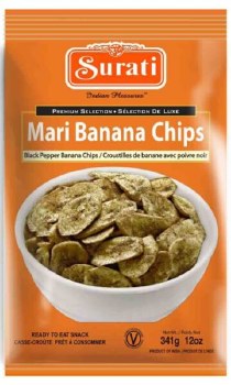 Surati Banana Chips Black Pepper 341gm