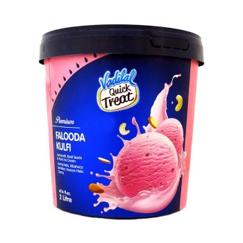 Vadilal Falooda Kulfi Ice Cream 2ltr