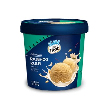 Vadilal Rajbhog Kulfi Ice Cream 1ltr