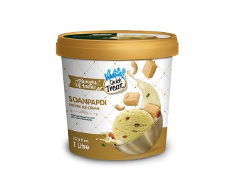 Vadilal Soan Papdi Ice Cream 1ltr