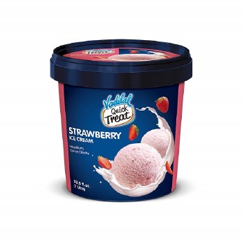 Vadilal Strawberry Ice Cream 1ltr