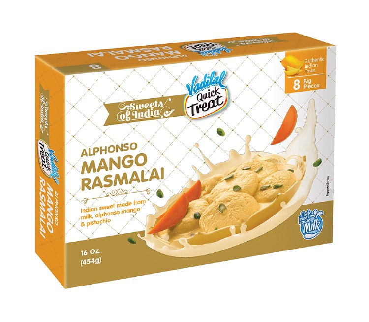 Vadilal Alphonso Mango Rasmalai 908gm