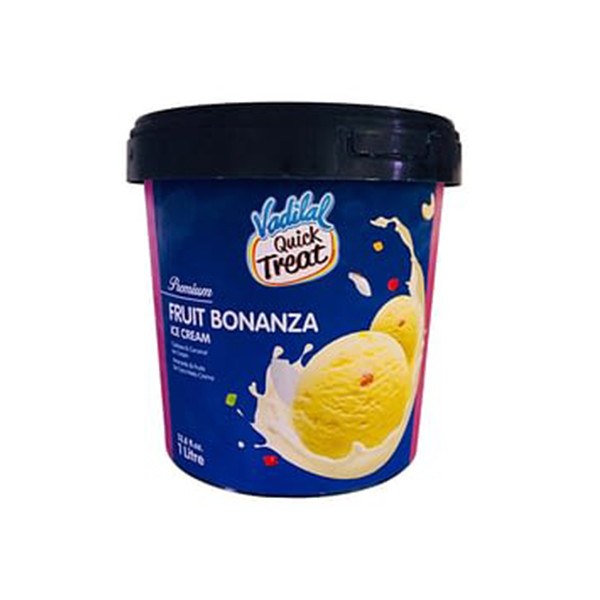 Vadilal Fruit Bonanza Ice Cream 1ltr