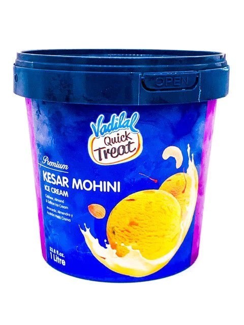 Vadilal Kesar Mohini Ice Cream 1ltr