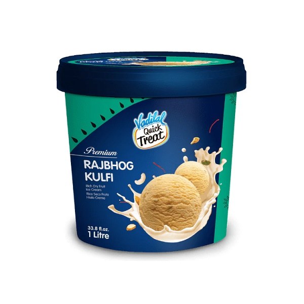 Vadilal Rajbhog Kulfi Ice Cream 1ltr