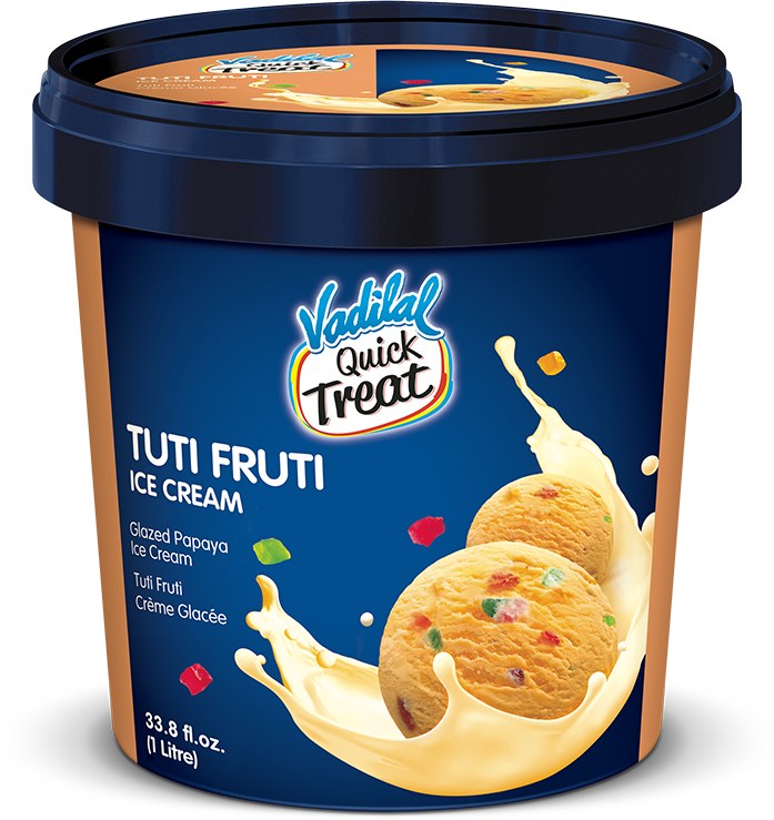 Vadilal Tutti Frutti Ice Cream 1ltr