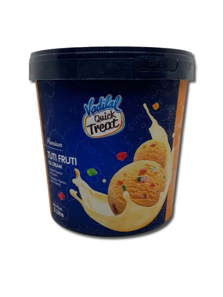 Vadilal Tutti Frutti Ice Cream 2ltr