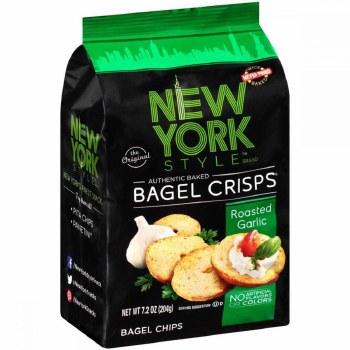 New York Bagel Crisps - Roasted Garlic